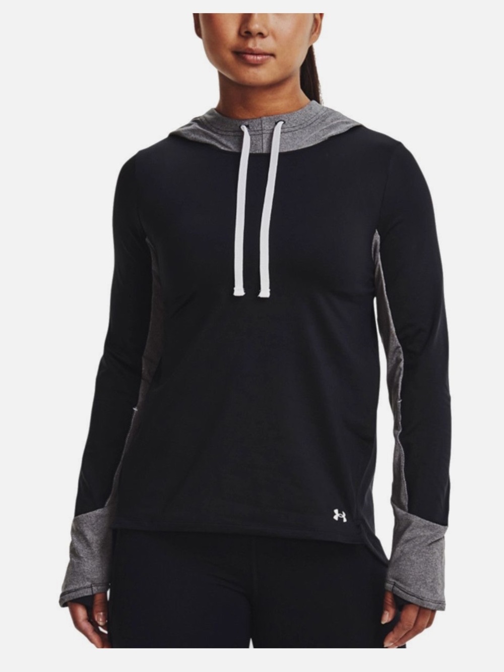 Under Armour women’s Black & Gray Cold Gear  hoodie, size medium